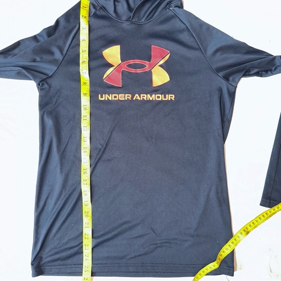 NWOT Youth XLarge Under Armour Pullover Hooded Athletic LS Shirt - Picture 5 of 5